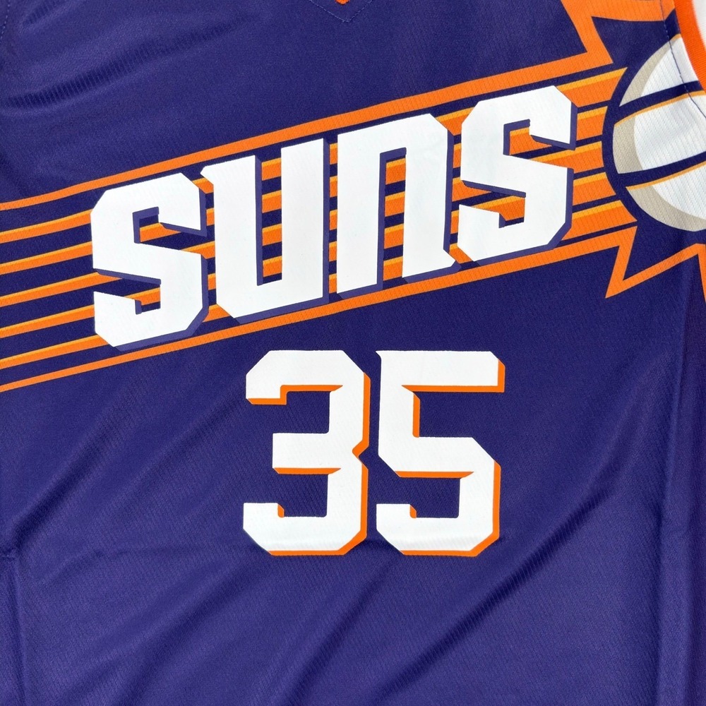 Fanatics NBA Phoenix Suns Kevin Durant 35 Jersey Purple kids Large New - Picture 3 of 13